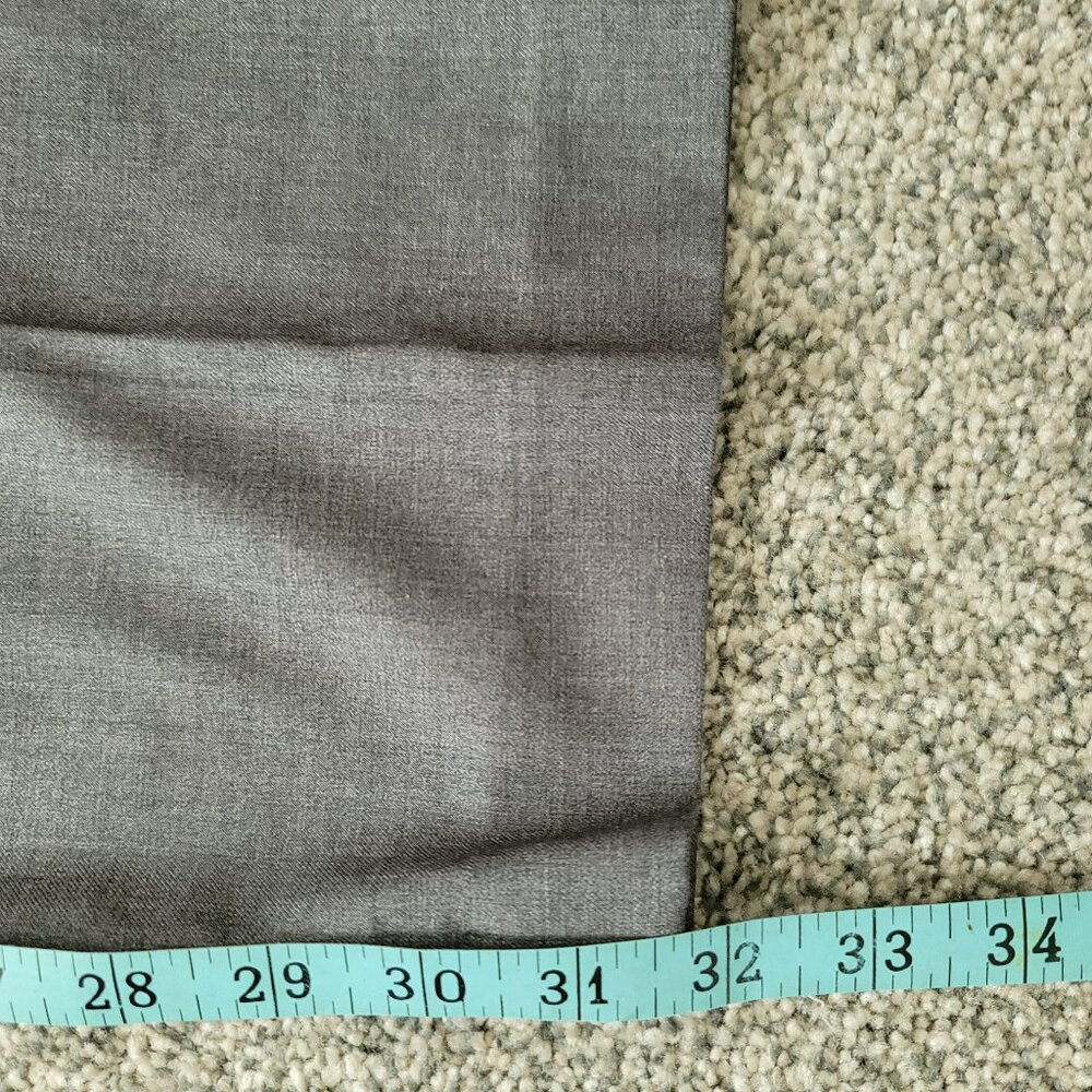 Men's Savane  Grey Dress Pants 33 x32 - Picture 8 of 10